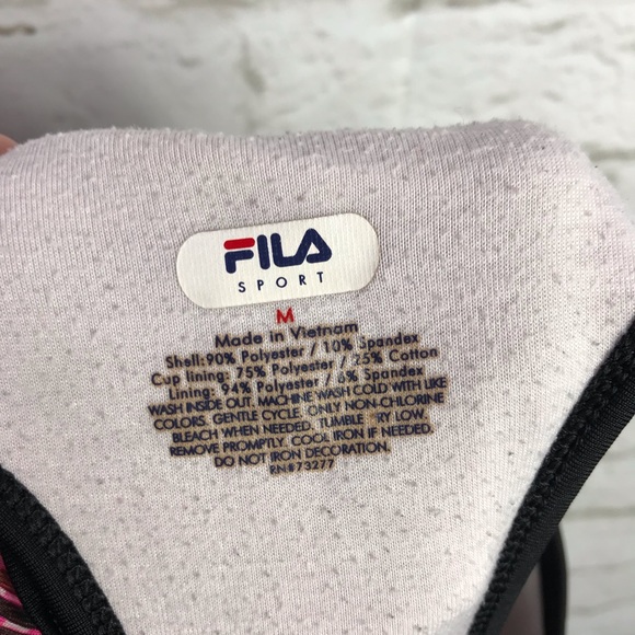 FILA Rainbow Shelf Bra Racerback Workout Tank Top - Picture 5 of 5